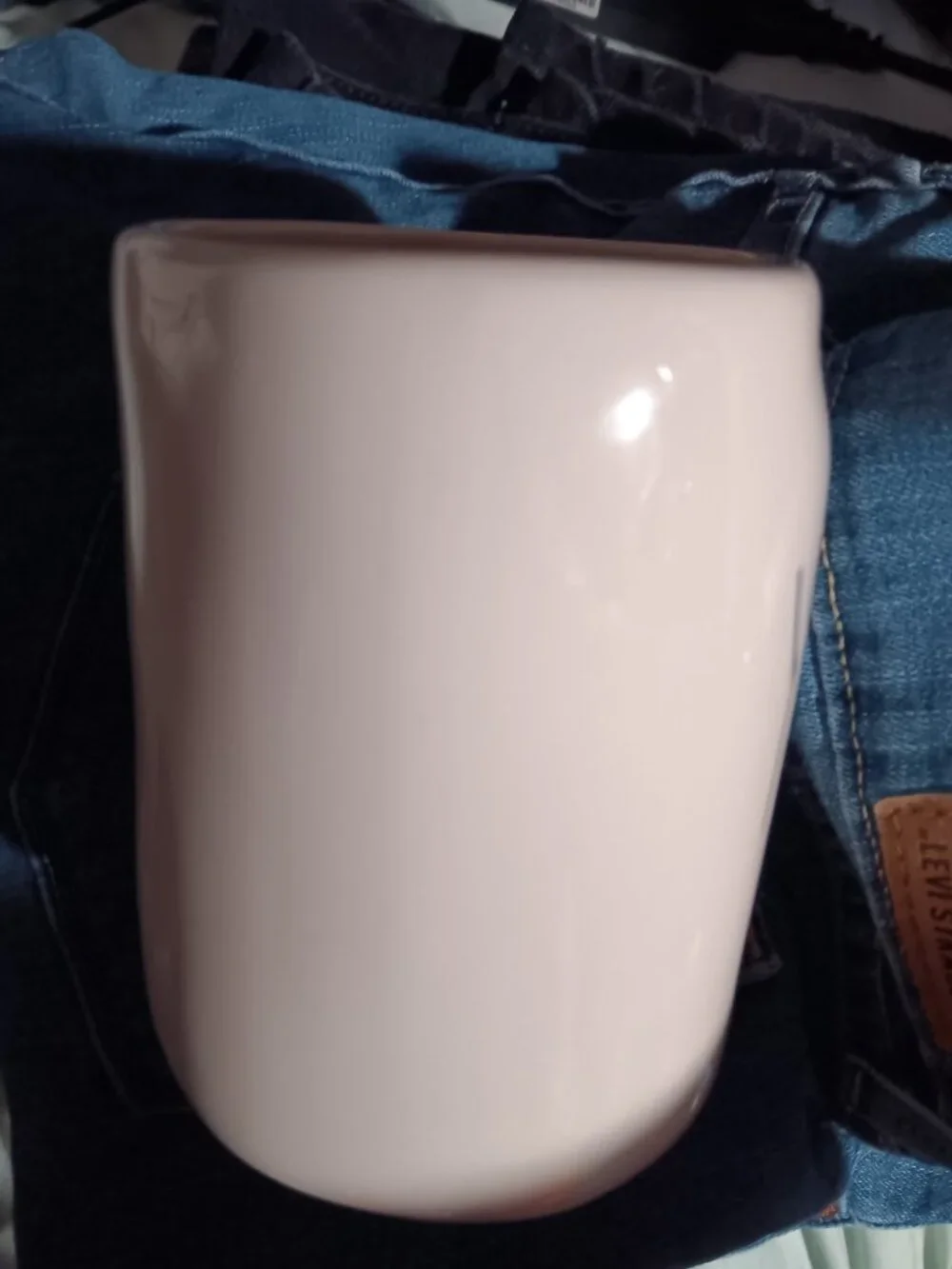 Rae Dunn Big Coffee Hot Drink White Mug Cup Pre-Owned